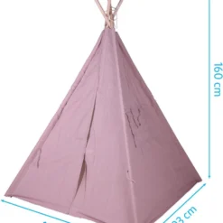 KidCollection Premium Tipitent - 103x103x160cm - Roze -Goedkope Licht Tent Winkel 1004x1200 1