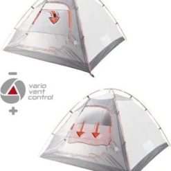 High Peak Kira 3.0 Koepeltent Nimbus - Nimbus Grijs - 3 Persoons -Goedkope Licht Tent Winkel 1021x1200 1
