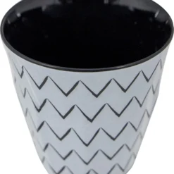 Bo-Camp Servies - Mix & Match - 16 Delig - Zwart/Wit -Goedkope Licht Tent Winkel 1027x1200