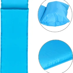 Springos Slaapmat | Zelfopblazend | 186 Cm | Inclusief Hoes & Hoofdkussen | Lichtblauw -Goedkope Licht Tent Winkel 1079x1200