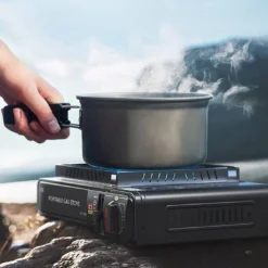 IBright Draagbare Camping Kooktoestel - Gasbrander - 1 Pits Gaspit - Elektrische Ontsteking - 2900 Watt - Met Koffer - Zwart -Goedkope Licht Tent Winkel 1086x1200