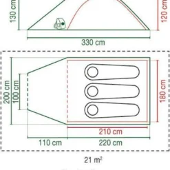Coleman Darwin 3 Plus Koepeltent - 3-Persoons - Groen 34 Coleman Darwin 3 Plus Koepeltent - 3-Persoons - Groen -Goedkope Licht Tent Winkel 1097x1200