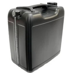 4x Jerrycans 25L UN - Zwart Met Zichtstreep En Ontluchtingsventiel -Goedkope Licht Tent Winkel 1131x1200