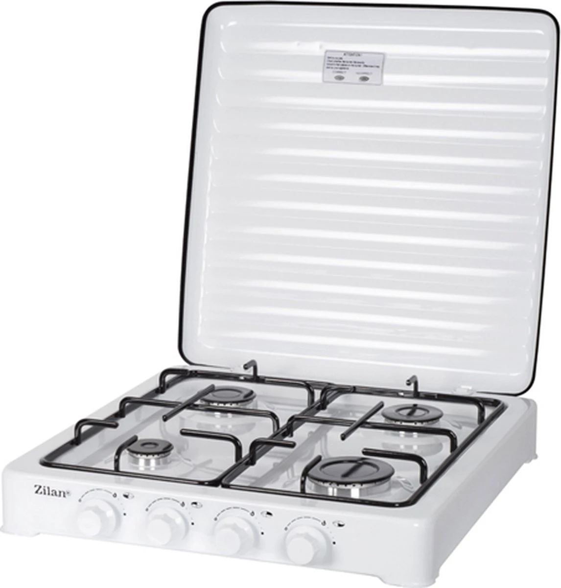 Zilan - Gas Kooktoestel 4 Pits - Campingkooktoestel - Gaskookplaat - Wit 3 Zilan - Gas Kooktoestel 4 Pits - Campingkooktoestel - Gaskookplaat - Wit