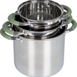 Bo-Camp - Pannenset - Elan Plus - 3-Delig - RVS -Goedkope Licht Tent Winkel 1167x1200