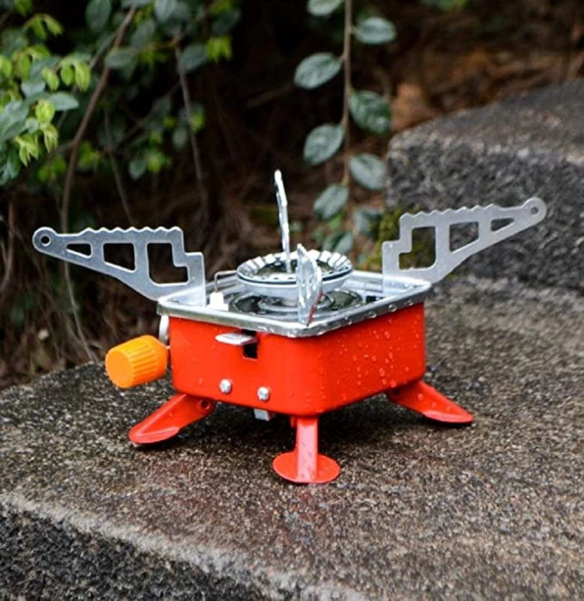 IBright Camping Gasbrander Kooktoestel - Compact En Opvouwbaar -Draagbare 1-pits Kookbrander 6 IBright Camping Gasbrander Kooktoestel - Compact En Opvouwbaar -Draagbare 1-pits Kookbrander - Afbeelding 4