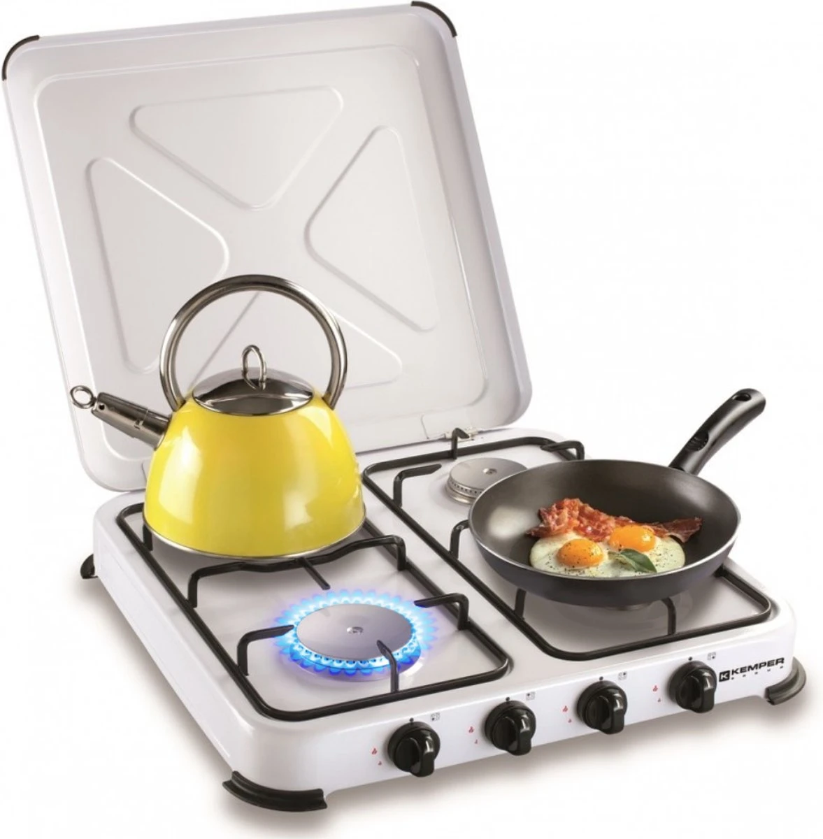 Kemper Gaskooktoestel Set – Campingset – Campingkookset – INCLUSIEF Installatiesetje – TOT 4 RVS Branders 9 Kemper Gaskooktoestel Set – Campingset – Campingkookset – INCLUSIEF Installatiesetje – TOT 4 RVS Branders - Afbeelding 7