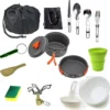 Camping Outdoor Kookset 13-delig Camping Servies En Pannen Pannenset Keukengerei - BPA-vrij & Geen Giftige Stoffen - Opvouwbaar & Licht - Ideaal Voor Reizen, Festival, Wandelen -Goedkope Licht Tent Winkel 1188x1200 1