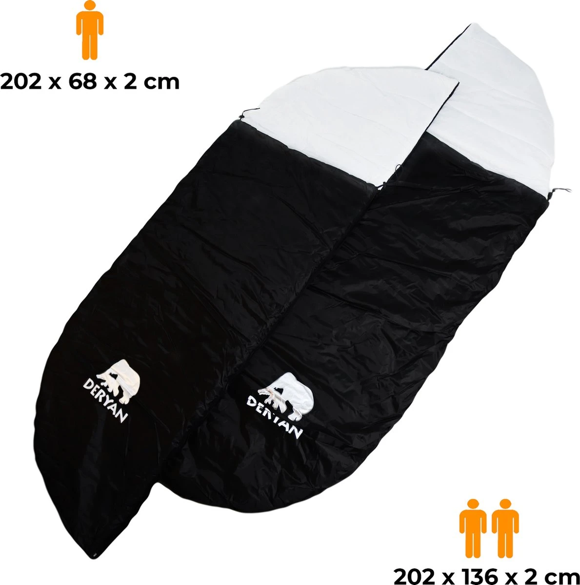 Deryan Cocoon Pop Up Tent - Slaapzak - Luchtbed - Luchtpomp - 4 Persoons - Zilver 11 Deryan Cocoon Pop Up Tent - Slaapzak - Luchtbed - Luchtpomp - 4 Persoons - Zilver - Afbeelding 10