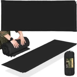 Springos Slaapmat | Zelfopblazend | 180 Cm | Inclusief Hoes | Zwart -Goedkope Licht Tent Winkel 1193x1200 2