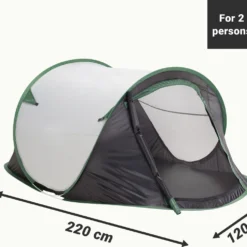 JEMIDI Tweepersoons Pop-up Tent - Opgooitent, Werptent Voor 2 Personen - Ideaal Als Festivaltent Of Kampeertent - Verschillende Kleuren -Goedkope Licht Tent Winkel 1200x1004