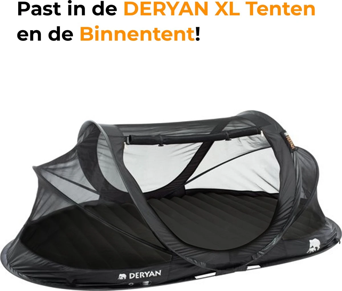 Deryan Cocoon Pop Up Tent - Slaapzak - Luchtbed - Luchtpomp - 4 Persoons - Zilver 10 Deryan Cocoon Pop Up Tent - Slaapzak - Luchtbed - Luchtpomp - 4 Persoons - Zilver - Afbeelding 9