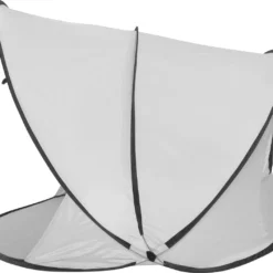 Deryan Luxe Pop Up Strandtent XXL - Anti-UV 50+ - Zilver -Goedkope Licht Tent Winkel 1200x1047 2