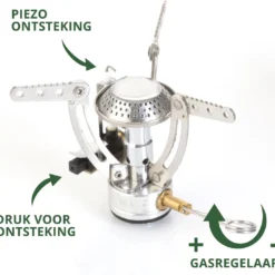 MacGyver Gasbrander Mini RVS - Camping Kookstel - Kookbrander - 10 Cm - Elektronische Ontsteking 16 MacGyver Gasbrander Mini RVS - Camping Kookstel - Kookbrander - 10 Cm - Elektronische Ontsteking -Goedkope Licht Tent Winkel 1200x1047
