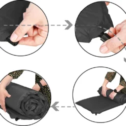 Springos Slaapmat | Zelfopblazend | 180 Cm | Inclusief Hoes | Zwart -Goedkope Licht Tent Winkel 1200x1072