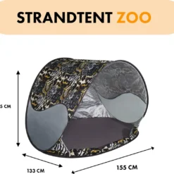 Deryan Luxe Pop Up Strandtent - Anti-UV 50+ - Zoo -Goedkope Licht Tent Winkel 1200x1076 1