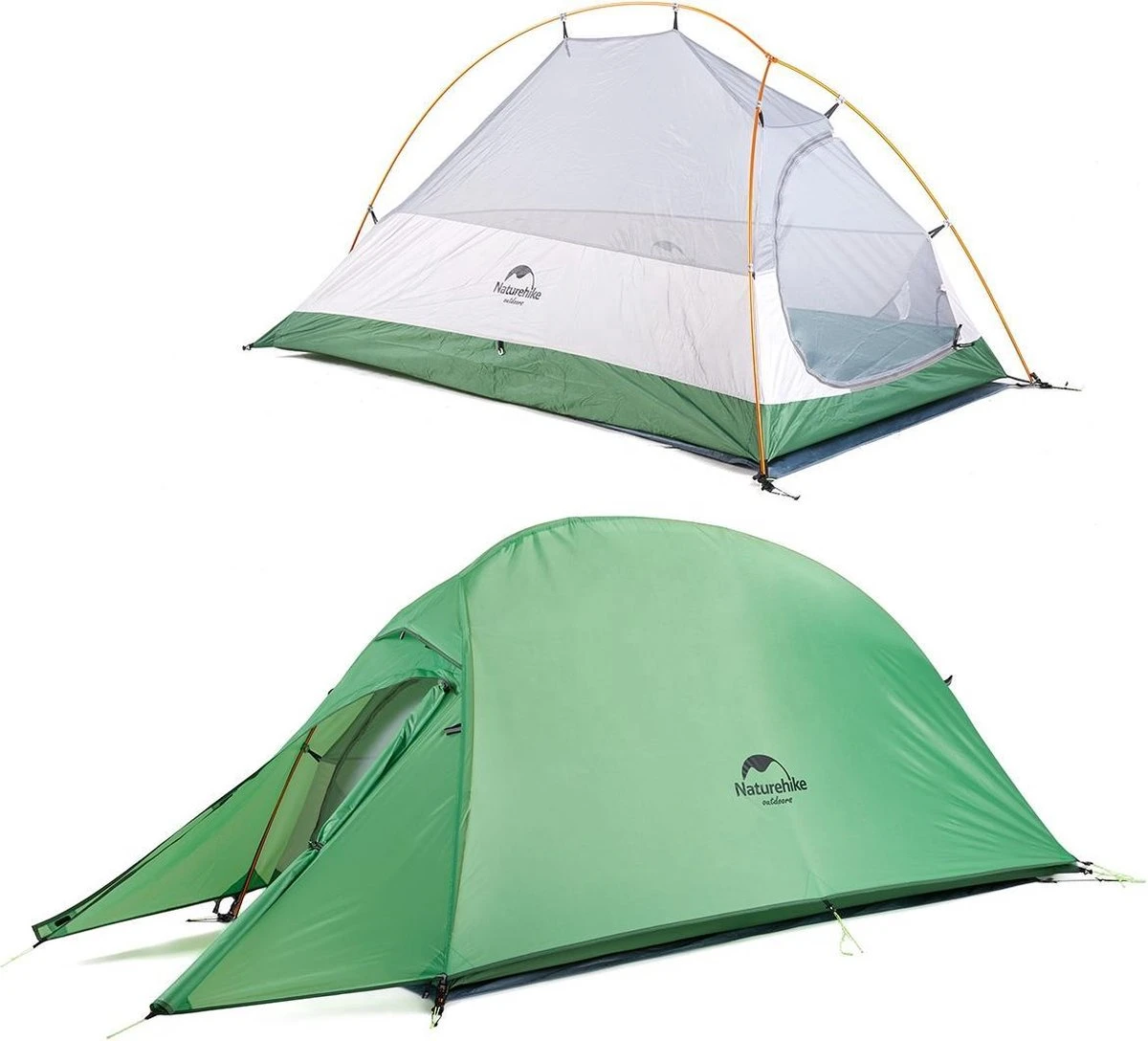 Cloud Up 1 Upgraded - Naturehike® - 1 Persoons Tent - Lichtgewicht Tent - Incl. Grondzeil - 210T 3000mm - Outdoor - Waterdicht - Hiking & Wandelen 11 Cloud Up 1 Upgraded - Naturehike® - 1 Persoons Tent - Lichtgewicht Tent - Incl. Grondzeil - 210T 3000mm - Outdoor - Waterdicht - Hiking & Wandelen - Afbeelding 9