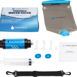 TrailAqua Waterfilter Survival 0.1Micron - Filtert Bacteriën - Snelle Drinkwaterfilter En Waterzuivering Met Waterzak Voor Outdoor, Kamperen, Preppen, Noodgeval En Wandelen -Goedkope Licht Tent Winkel 1200x1107 2