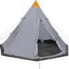 VidaXL Tent 4-persoons Grijs -Goedkope Licht Tent Winkel 1200x1116