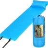 Springos Slaapmat | Zelfopblazend | 186 Cm | Inclusief Hoes & Hoofdkussen | Lichtblauw -Goedkope Licht Tent Winkel 1200x1124