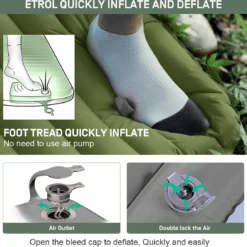 ETROL Camping Slaapmat-2-in-1 Zelfopblazende Kampeermat Met Kussen (78"x 28"), Lichtgewicht, Dik 4"compact Kussen, Geschikt Voor Zelfrijdende Reizen, Lekvrije, Waterdichte Tent 14 ETROL Camping Slaapmat-2-in-1 Zelfopblazende Kampeermat Met Kussen (78"x 28"), Lichtgewicht, Dik 4"compact Kussen, Geschikt Voor Zelfrijdende Reizen, Lekvrije, Waterdichte Tent -Goedkope Licht Tent Winkel 1200x1135