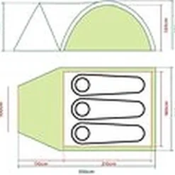 Coleman Darwin 3 Plus Koepeltent - 3-Persoons - Groen 35 Coleman Darwin 3 Plus Koepeltent - 3-Persoons - Groen -Goedkope Licht Tent Winkel 1200x1141 3