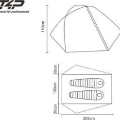Expedition Tent T2 - Donker Groen - 2 Persoons -Goedkope Licht Tent Winkel 1200x1163 3