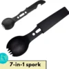 Lynnz® Spork 7 In 1 - Camping Bestek - Campingbestek - Campingservies - Reisbestek - Bestek To Go - Jachtmes - Rambomes -Goedkope Licht Tent Winkel 1200x1173
