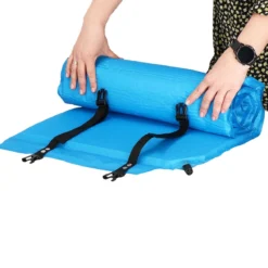Springos Slaapmat | Zelfopblazend | 186 Cm | Inclusief Hoes & Hoofdkussen | Lichtblauw -Goedkope Licht Tent Winkel 1200x1176 3