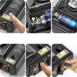 IBright Draagbare Camping Kooktoestel - Gasbrander - 1 Pits Gaspit - Elektrische Ontsteking - 2900 Watt - Met Koffer - Zwart -Goedkope Licht Tent Winkel 1200x1177 2