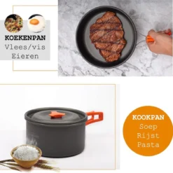 Camping Outdoor Kookset 13-delig Camping Servies En Pannen Pannenset Keukengerei - BPA-vrij & Geen Giftige Stoffen - Opvouwbaar & Licht - Ideaal Voor Reizen, Festival, Wandelen -Goedkope Licht Tent Winkel 1200x1180 1