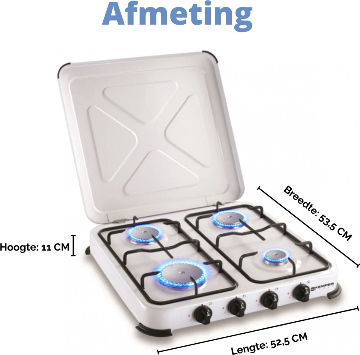 Kemper Gaskooktoestel Set – Campingset – Campingkookset – INCLUSIEF Installatiesetje – TOT 4 RVS Branders 8 Kemper Gaskooktoestel Set – Campingset – Campingkookset – INCLUSIEF Installatiesetje – TOT 4 RVS Branders - Afbeelding 6