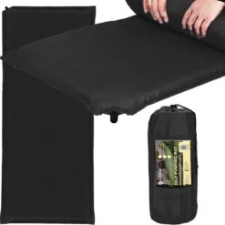 Springos Slaapmat | Zelfopblazend | 180 Cm | Inclusief Hoes | Zwart -Goedkope Licht Tent Winkel 1200x1190 2