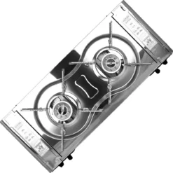 SMH LINE® Dubbele Camping Kooktoestel - 2 Pits - Draagbaar Gasfornuis - 2x 2500W -Goedkope Licht Tent Winkel 1200x1193 4