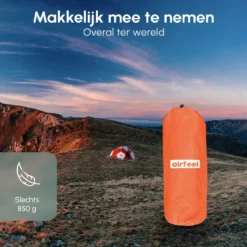 AirFeel Lichtgewicht Opsblaasbaar Slaapmatje - Ingebouwde Pomp En Kussen - 196 X 60 X 6 Cm - Orange 14 AirFeel Lichtgewicht Opsblaasbaar Slaapmatje - Ingebouwde Pomp En Kussen - 196 X 60 X 6 Cm - Orange -Goedkope Licht Tent Winkel 1200x1200 129