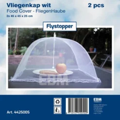 Vliegenkapjes Opvouwbaar 2 Stuks - Wit - 45 X 25 Cm | Flystopper -Goedkope Licht Tent Winkel 1200x1200 13