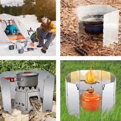 IBright Kookwindscherm - 12 Delig - 24cm Hoog - Kamperen -Opvouwbaar - Universeel -Goedkope Licht Tent Winkel 1200x1200 267