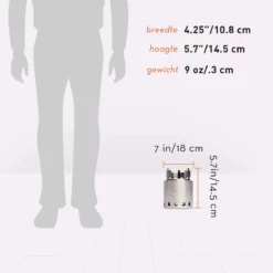 Solo Stove Lite Draagbare Kooktoestel. Geen Vloeibare Brandstof Nodig. Krachtige Efficiënte Houtverbranding En Weinig Rook. Voor 1-2 Personen, 304 Roestvrijstaal, Compact ⌀ 10,8 Cm, Hoogte 14,5 Cm, 255g. 25 Solo Stove Lite Draagbare Kooktoestel. Geen Vloeibare Brandstof Nodig. Krachtige Efficiënte Houtverbranding En Weinig Rook. Voor 1-2 Personen, 304 Roestvrijstaal, Compact ⌀ 10,8 Cm, Hoogte 14,5 Cm, 255g. -Goedkope Licht Tent Winkel 1200x1200 305