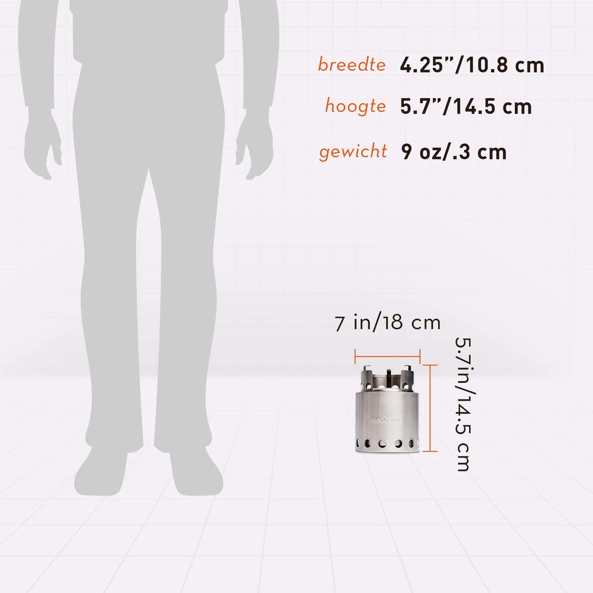 Solo Stove Lite Draagbare Kooktoestel. Geen Vloeibare Brandstof Nodig. Krachtige Efficiënte Houtverbranding En Weinig Rook. Voor 1-2 Personen, 304 Roestvrijstaal, Compact ⌀ 10,8 Cm, Hoogte 14,5 Cm, 255g. 6 Solo Stove Lite Draagbare Kooktoestel. Geen Vloeibare Brandstof Nodig. Krachtige Efficiënte Houtverbranding En Weinig Rook. Voor 1-2 Personen, 304 Roestvrijstaal, Compact ⌀ 10,8 Cm, Hoogte 14,5 Cm, 255g. - Afbeelding 4