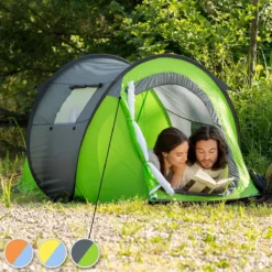 Pop Up Tent Waterkolom 1500 Mm/Cm² - Blauw - 2 Persoons -Goedkope Licht Tent Winkel 1200x1200 399