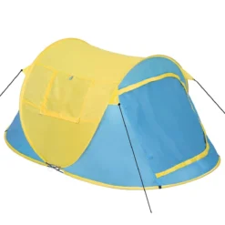 Pop Up Tent Waterkolom 1500 Mm/Cm² - Blauw - 2 Persoons -Goedkope Licht Tent Winkel 1200x1200 402