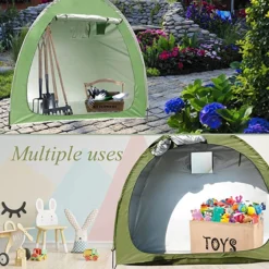 Merkloos Fietstent, Beschermhoes Fietsenschuur, Tent Voor Camping In De Open Lucht-groen 200*80*165CM -Goedkope Licht Tent Winkel 1200x1200 406