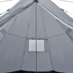 VidaXL Tent 4-persoons Grijs -Goedkope Licht Tent Winkel 1200x1200 437