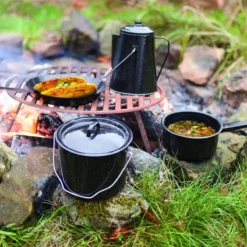 ESSCHERT DESIGN Pannenset Kampvuur - 4 Delig - Outdoor - Metaal -Goedkope Licht Tent Winkel 1200x1200 46
