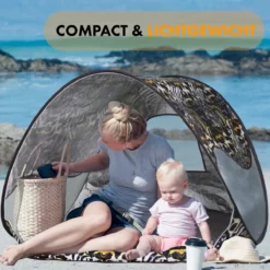 Deryan Luxe Pop Up Strandtent - Anti-UV 50+ - Zoo -Goedkope Licht Tent Winkel 1200x1200 492