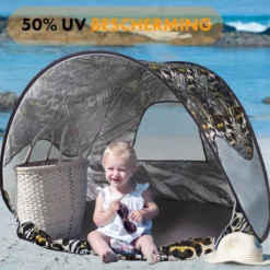 Deryan Luxe Pop Up Strandtent - Anti-UV 50+ - Zoo -Goedkope Licht Tent Winkel 1200x1200 493