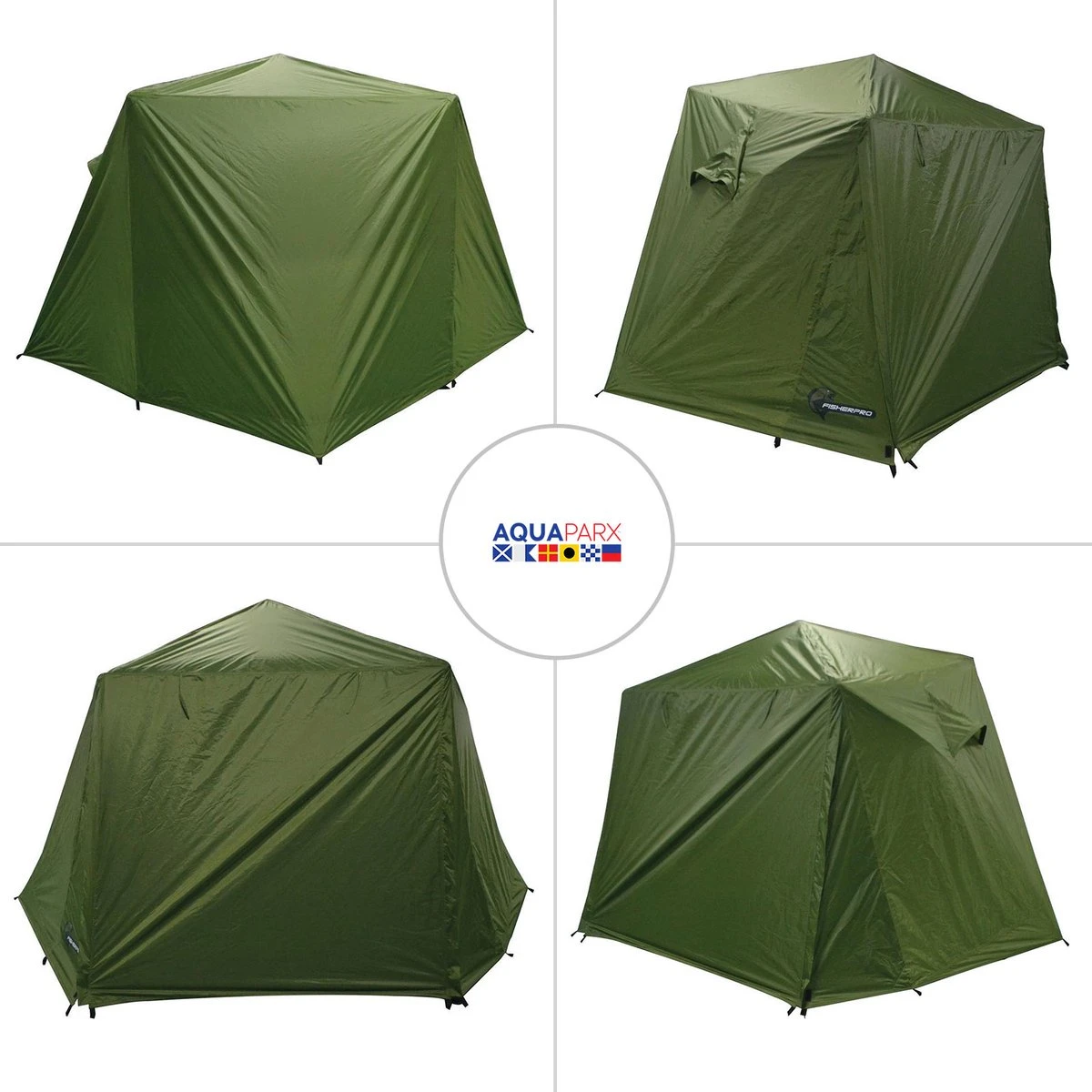 FisherPro WildLand Tent –comfortabele Vistent – Handige Strandtent – Compacte Festival Tent - Uitbreid Mogelijkheden Met Stormcover - Geschikt Voor 2 Personen 4 FisherPro WildLand Tent –comfortabele Vistent – Handige Strandtent – Compacte Festival Tent - Uitbreid Mogelijkheden Met Stormcover - Geschikt Voor 2 Personen - Afbeelding 2