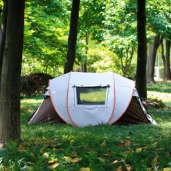 Fly Lab Luxe Pop Up Tent - Kampeer Tent - Grijs/Oranje - 4 Persoons 18 Fly Lab Luxe Pop Up Tent - Kampeer Tent - Grijs/Oranje - 4 Persoons -Goedkope Licht Tent Winkel 1200x1200 511