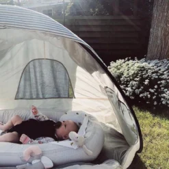 Deryan Luxe Pop Up Strandtent - Anti-UV 50+ - Cream -Goedkope Licht Tent Winkel 1200x1200 532