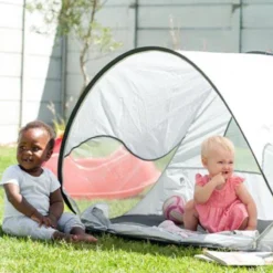 Deryan Luxe Pop Up Strandtent - Anti-UV 50+ - Cream -Goedkope Licht Tent Winkel 1200x1200 533